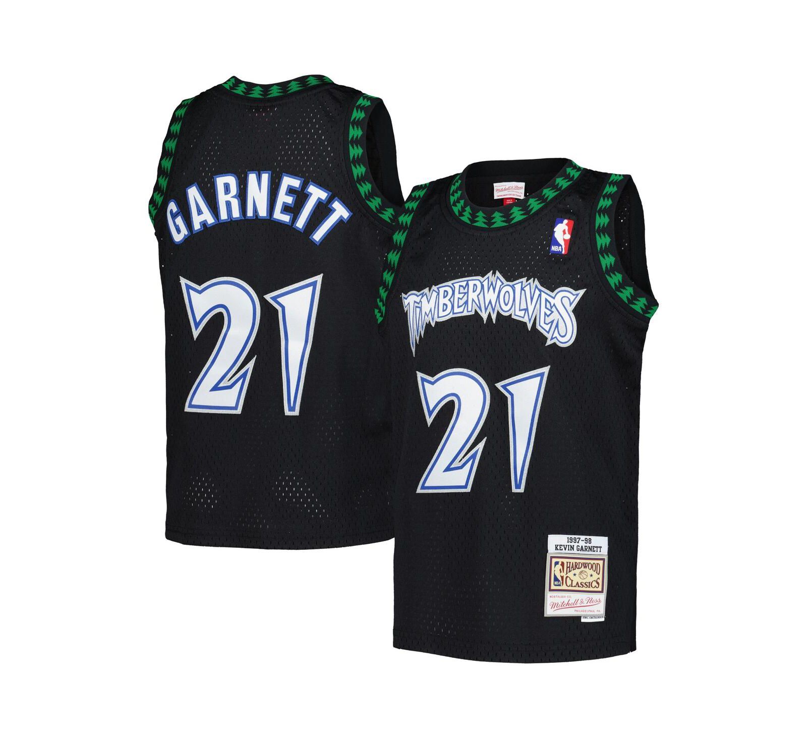 Детская джерси Mitchell & Ness Kevin Garnett Minnesota Timberwolves 1997/98 Hardwood Classics Swingman