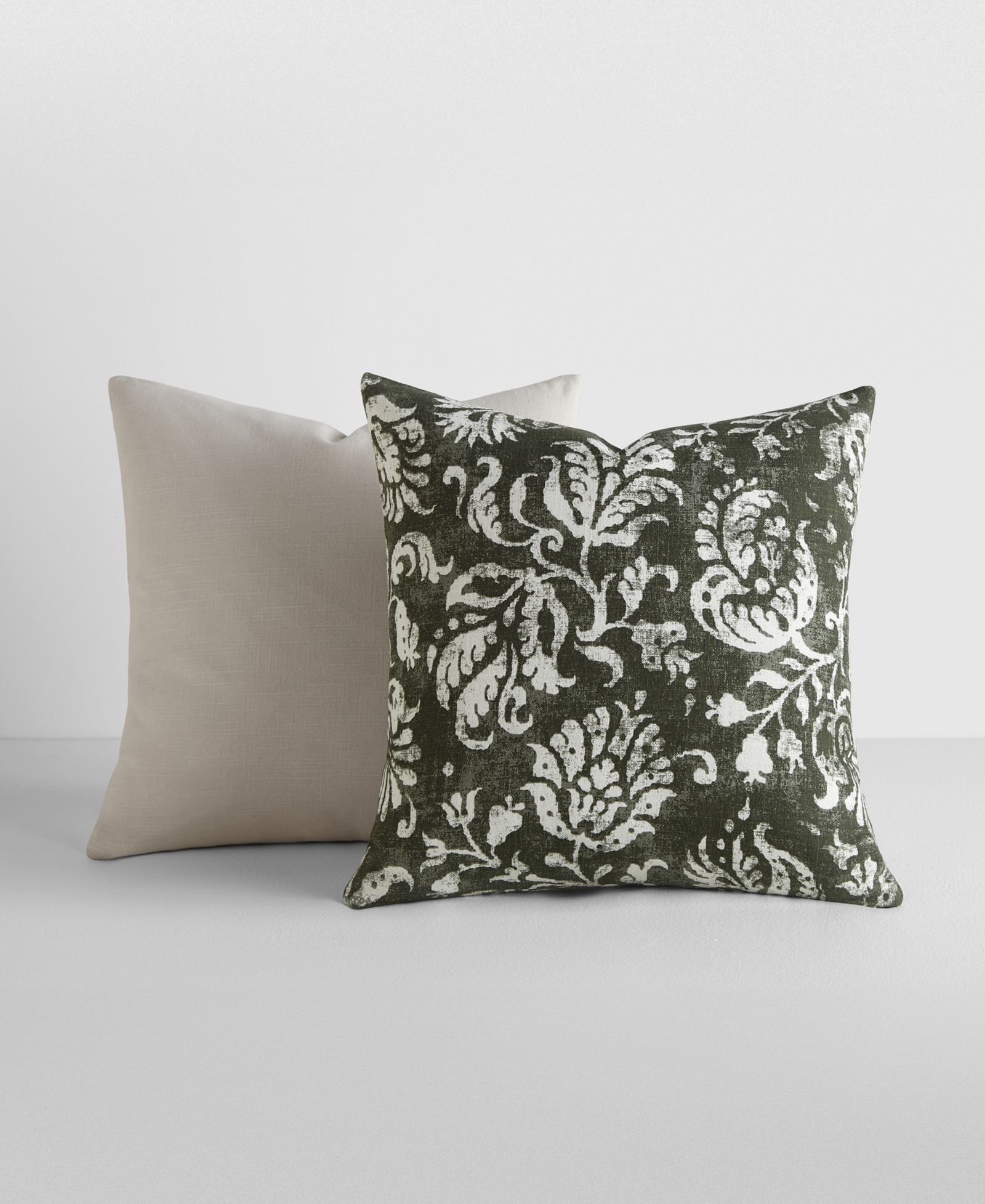 ienjoy Home Cotton Slub 2-Pack Decorative Pillows, 20" x 20"