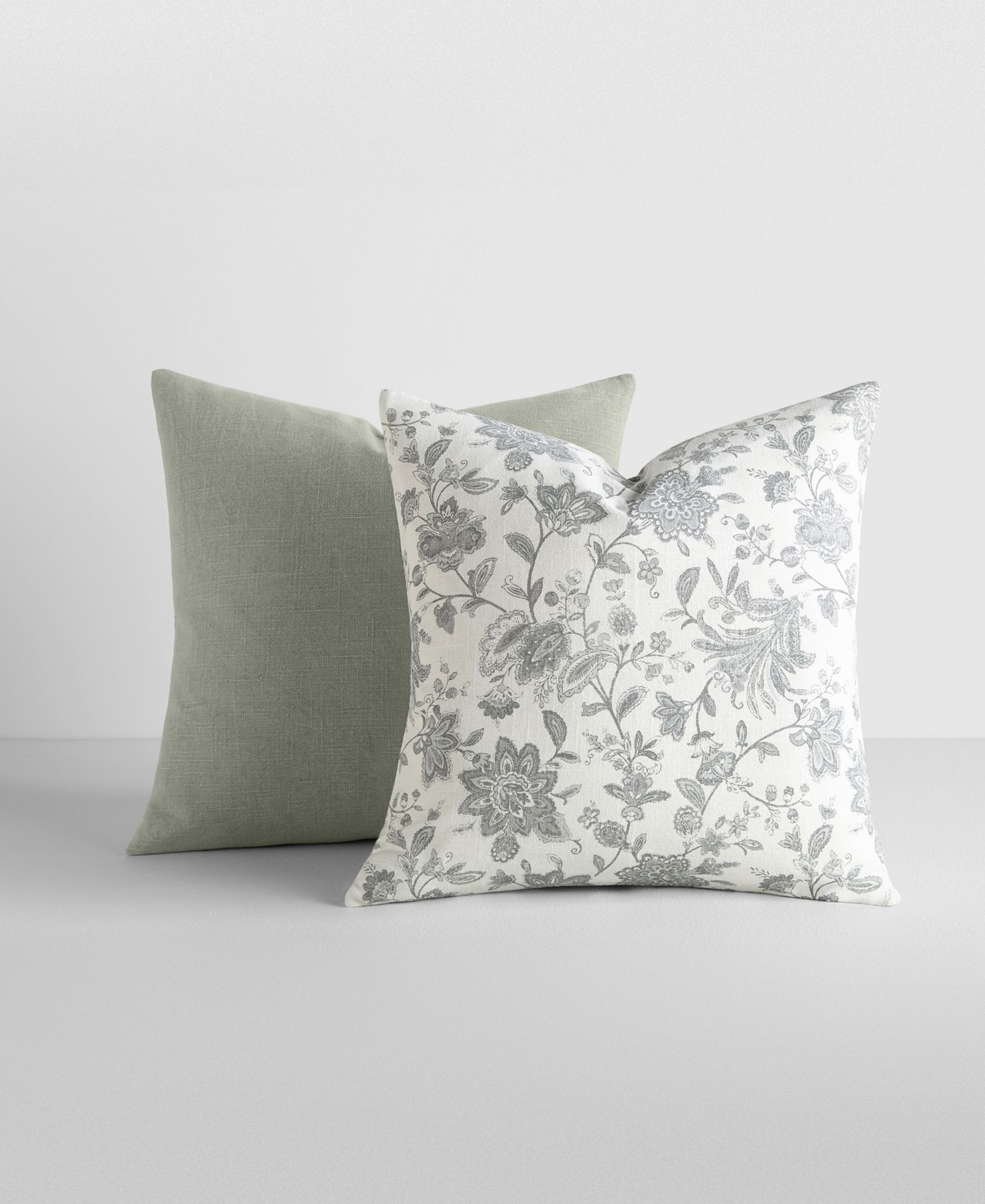 ienjoy Home Cotton Slub 2-Pack Decorative Pillows, 20" x 20"