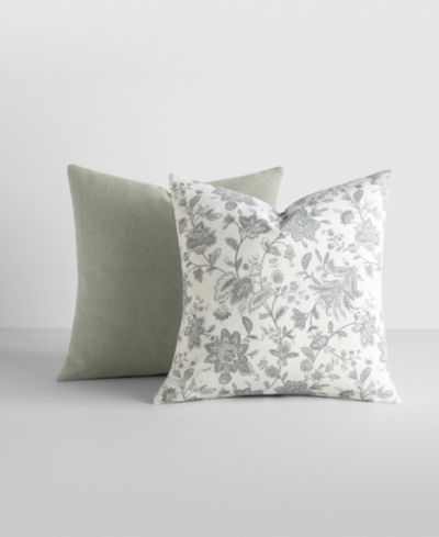 ienjoy Home Cotton Slub 2-Pack Decorative Pillows, 20" x 20"