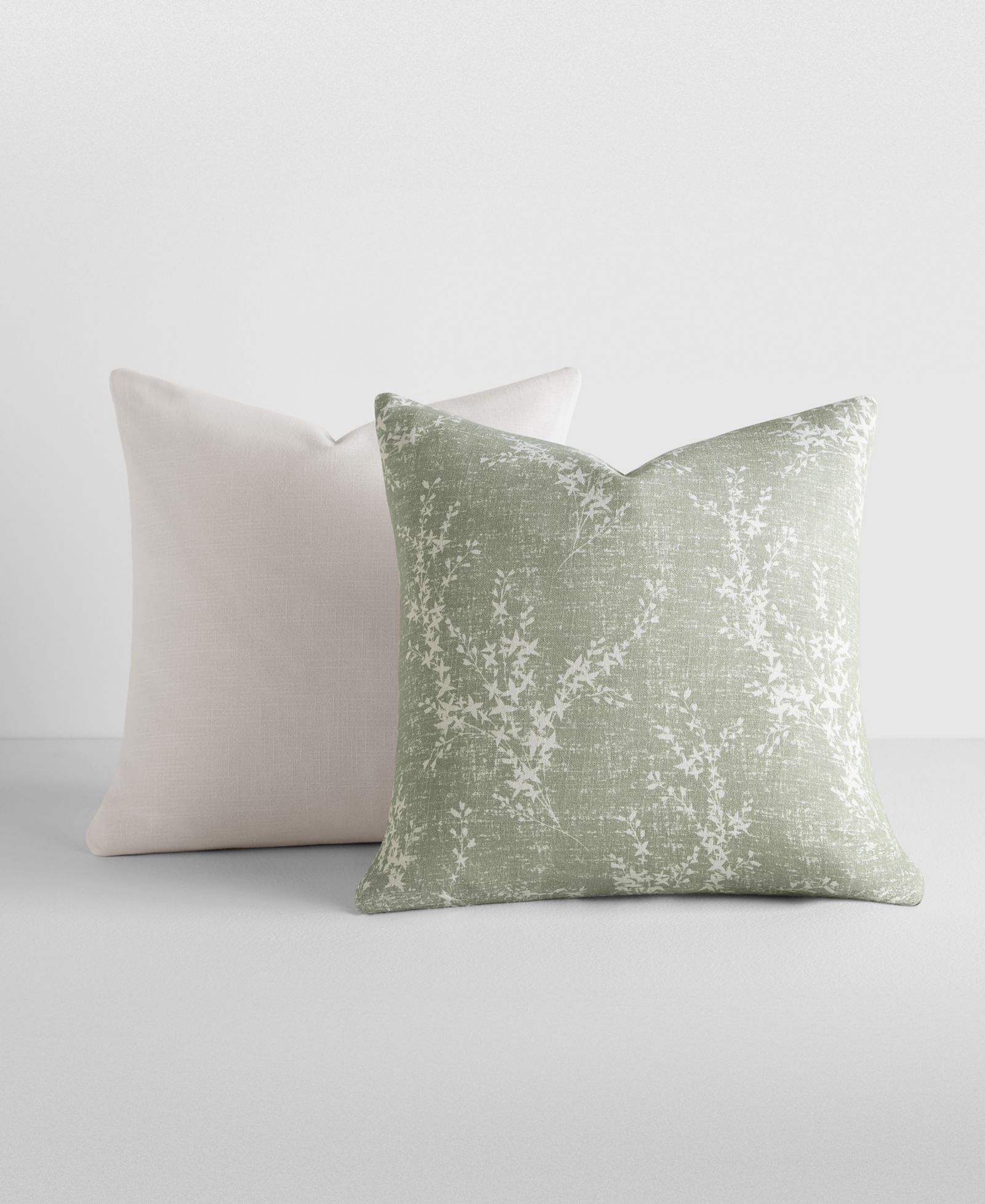 ienjoy Home Cotton Slub 2-Pack Decorative Pillows, 20" x 20"