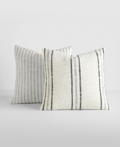 ienjoy Home Yarn-Dyed Patterns 2-Pack Decorative Pillows, 20" x 20"