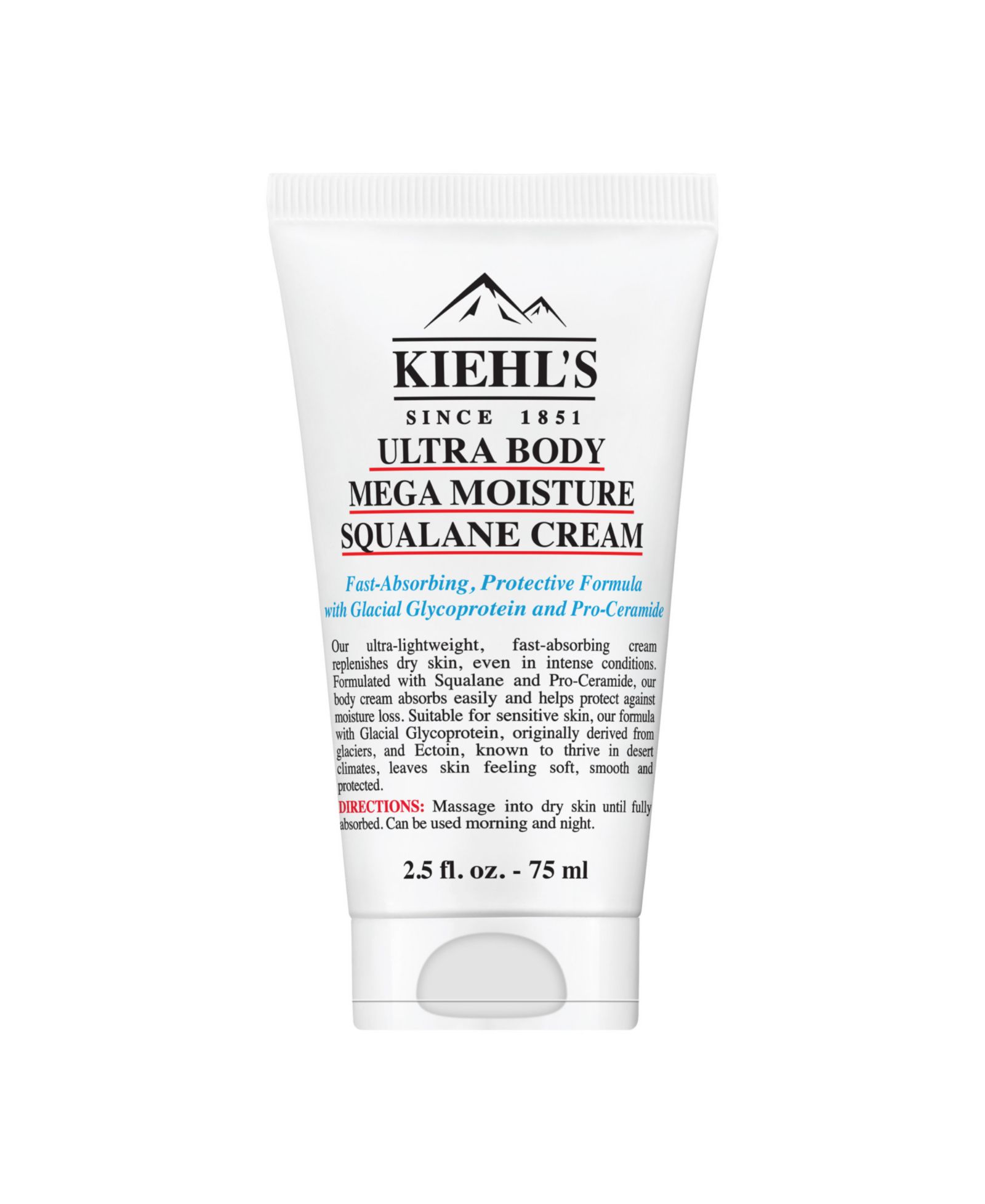 Kiehl's Since 1851 Ultra Body Mega Moisture Cream, 2.5 oz.