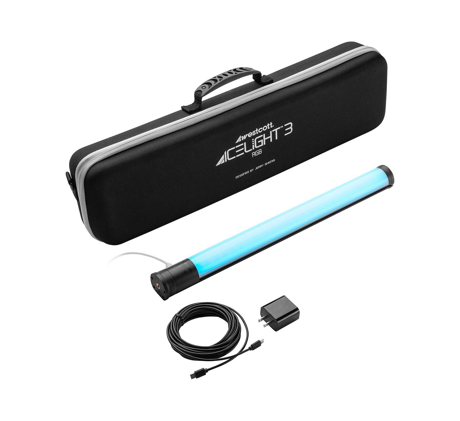 Westcott Ice Light 3 RGBWW Portable Dimmable LED Light for Photography and Video Production