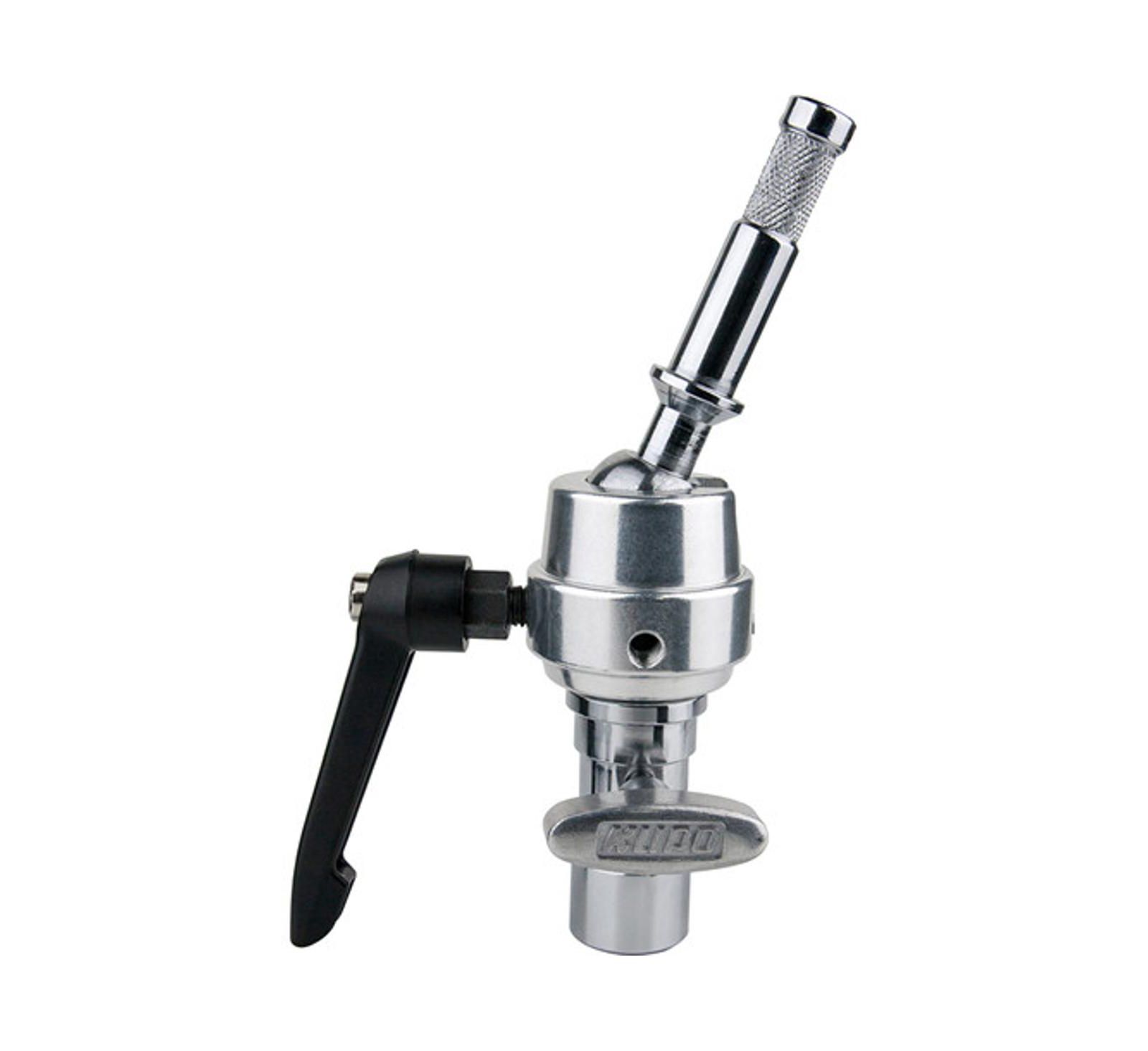 Kupo 5/8" Swivel Super Grip Finger with Ratcheted Handle Stainless Steel Grip, Compatible with 5/8" Baby Swivel Pin