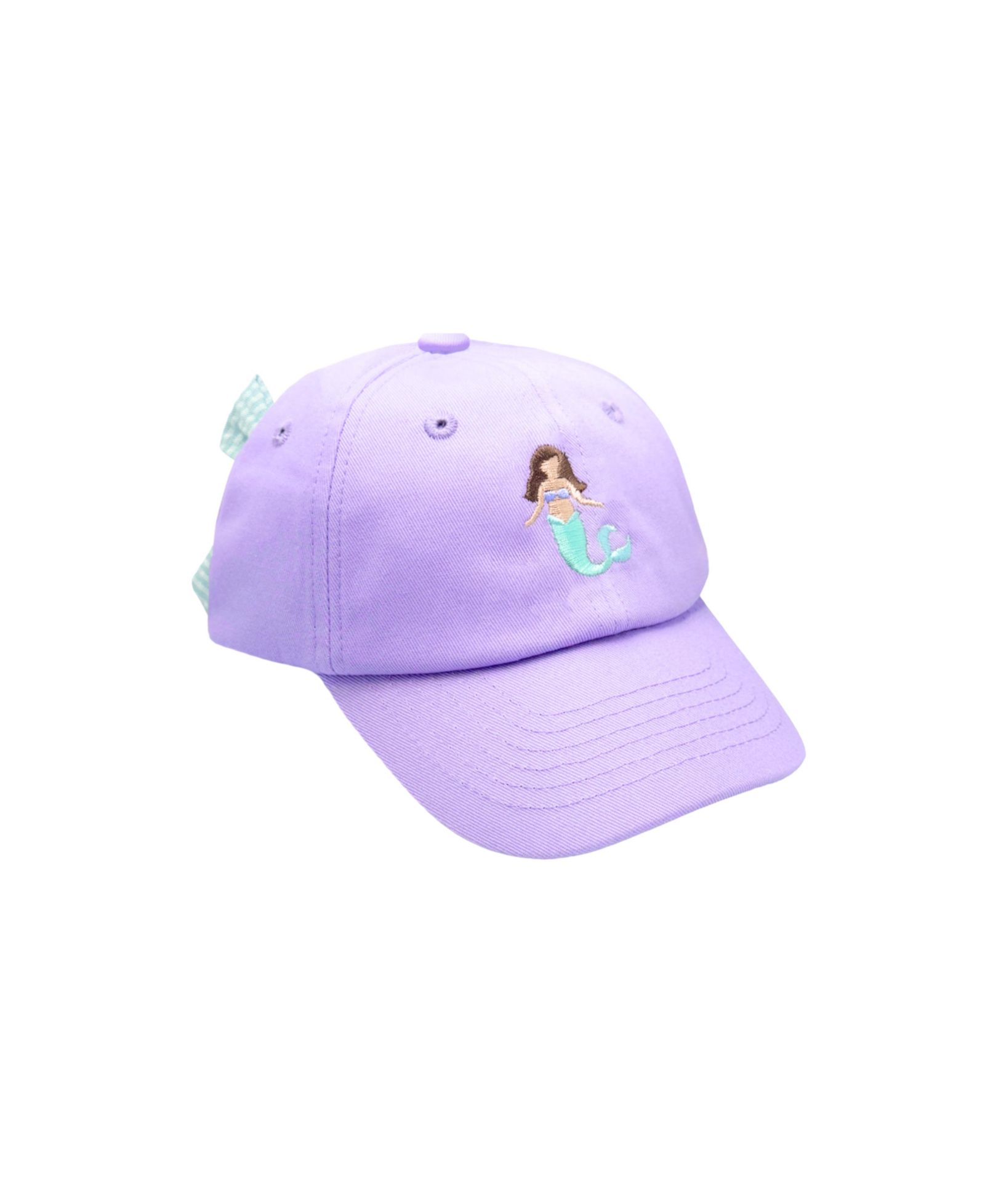 Детская бейсболка Bits & Bows Brunette Mermaid Twill Bow, лавандовая