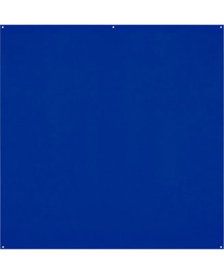 Westcott Wrinkle-Resistant Backdrop, Royal Blue/Chroma-Key Blue - 8 x 8'