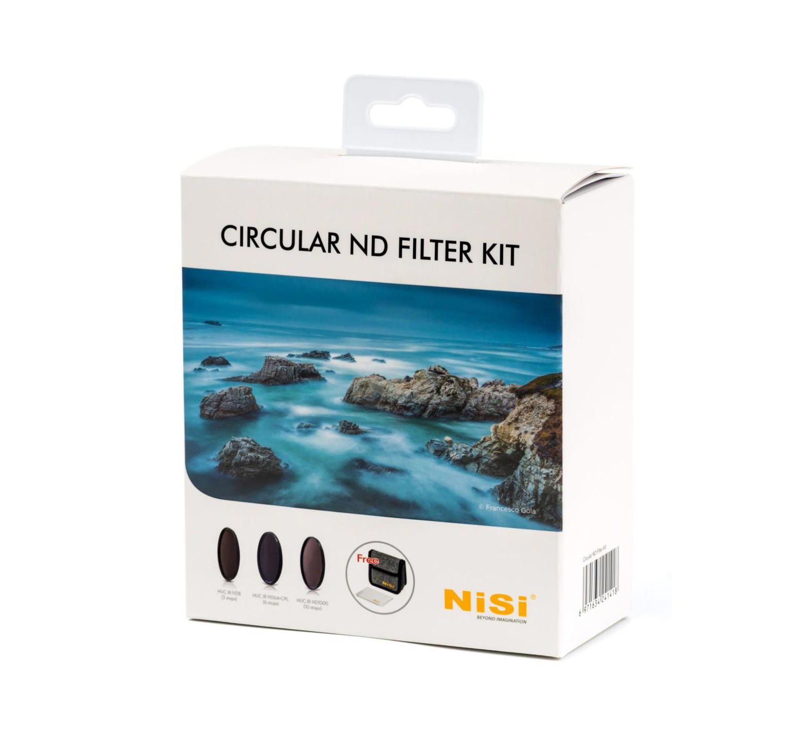 NiSi 77mm Circular ND Filter Long Exposure Kit for 77mm Lenses