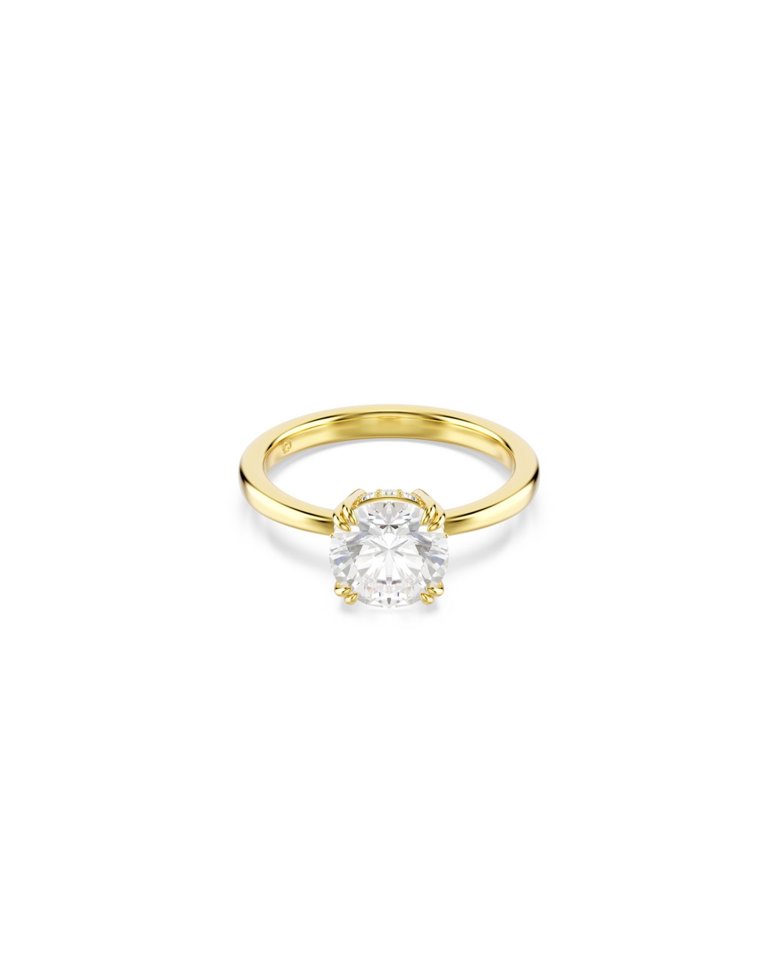 Swarovski Stilla Attract Cocktail Gold-Tone Plated Ring