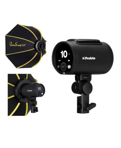 Profoto A2 The Little Big Off Camera Flash Head w/ Glow 24" Octa Softbox