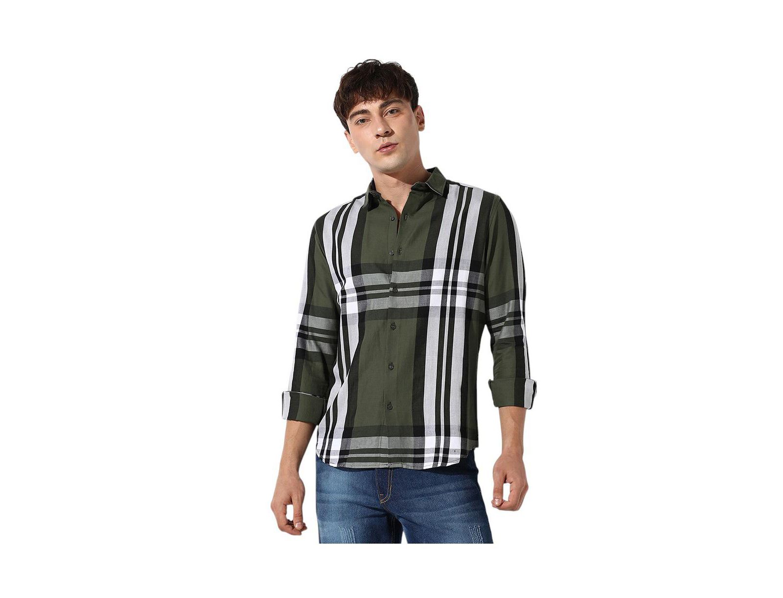 Cahoot Men's Tartan Plaid Shirt