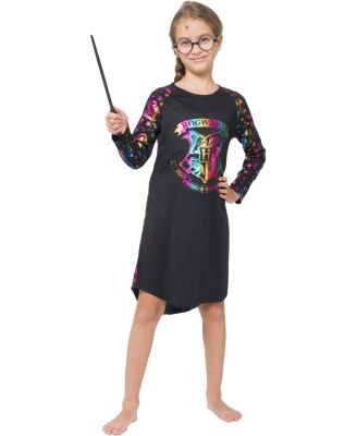 Harry Potter Детская ночная рубашка-пижама Hogwarts Rainbow Hologram Raglan