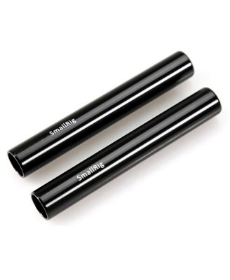 SmallRig 15mm Black Aluminum Alloy Rod Pair, M12 Thread, 4"