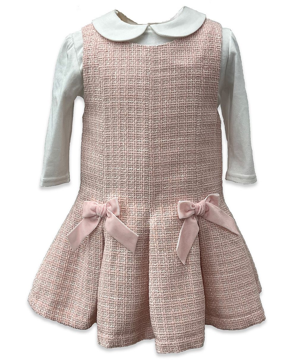 Детский комплект из джемпера Blueberi Boulevard Boucle Pleated Fit-and-Flare для девочек