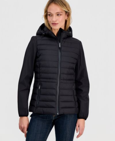 Calvin Klein Женское пальто Mixed-Media Packable