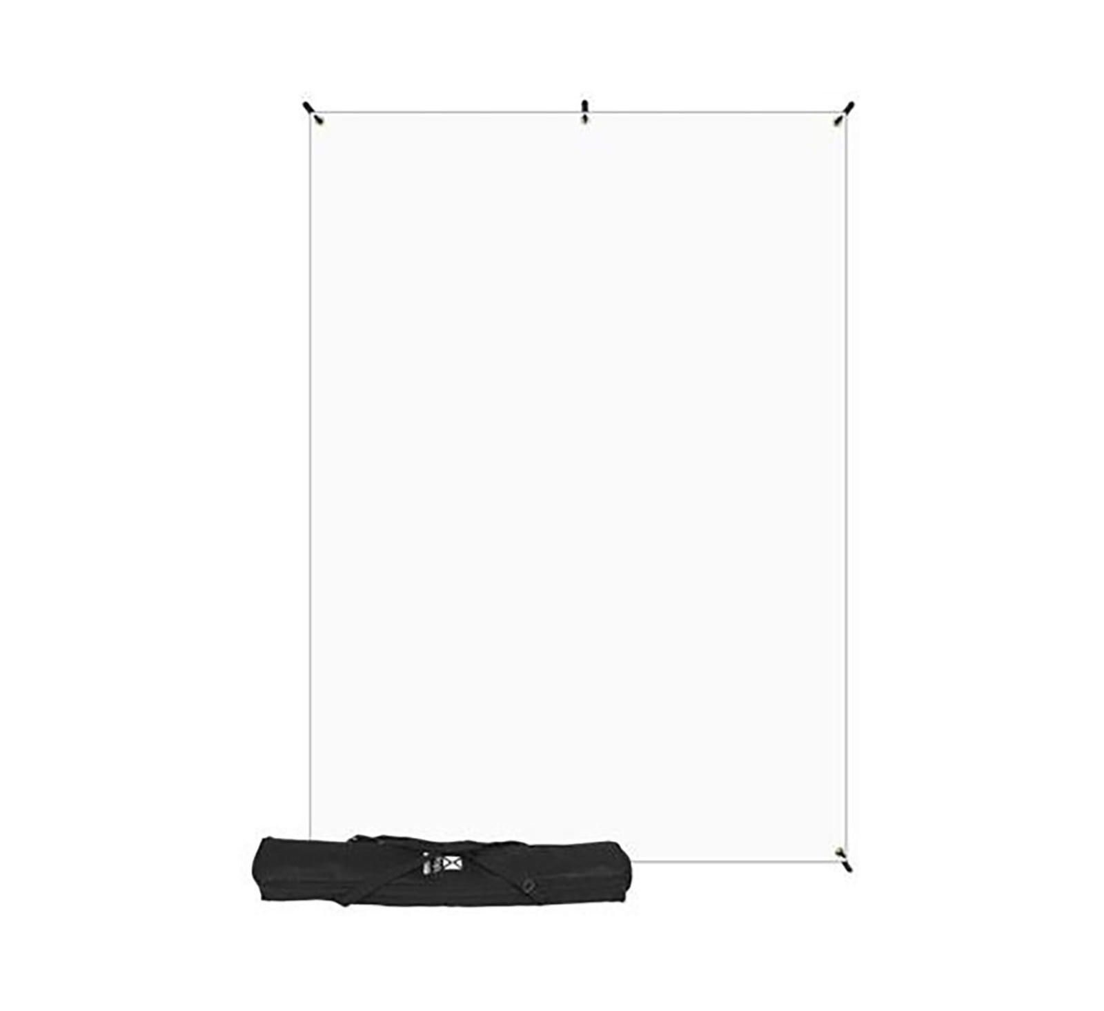 Westcott 5 x 7' White X-Drop Backdrop Kit, with X-Drop Stand and Travel