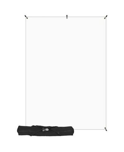 Westcott 5 x 7' White X-Drop Backdrop Kit, with X-Drop Stand and Travel