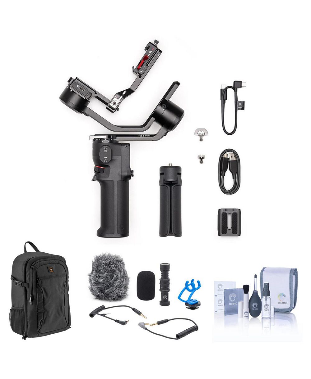 Стабилизатор DJI RS 3 Mini 3-Axis Handheld Gimbal Bundle с рюкзаком и микрофоном