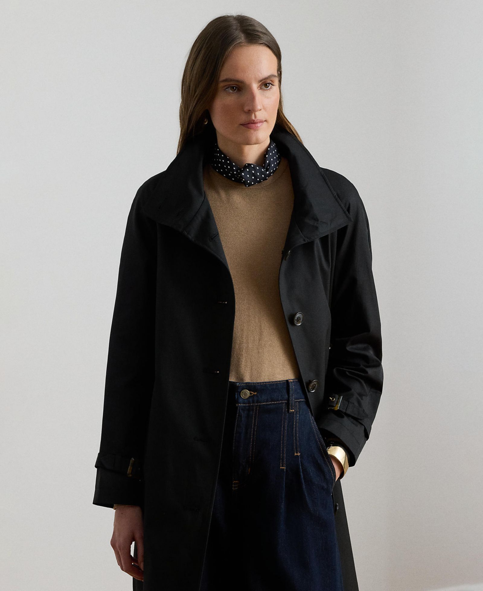 Lauren Ralph Lauren Women's Single Breasted Belted Trench Coat
