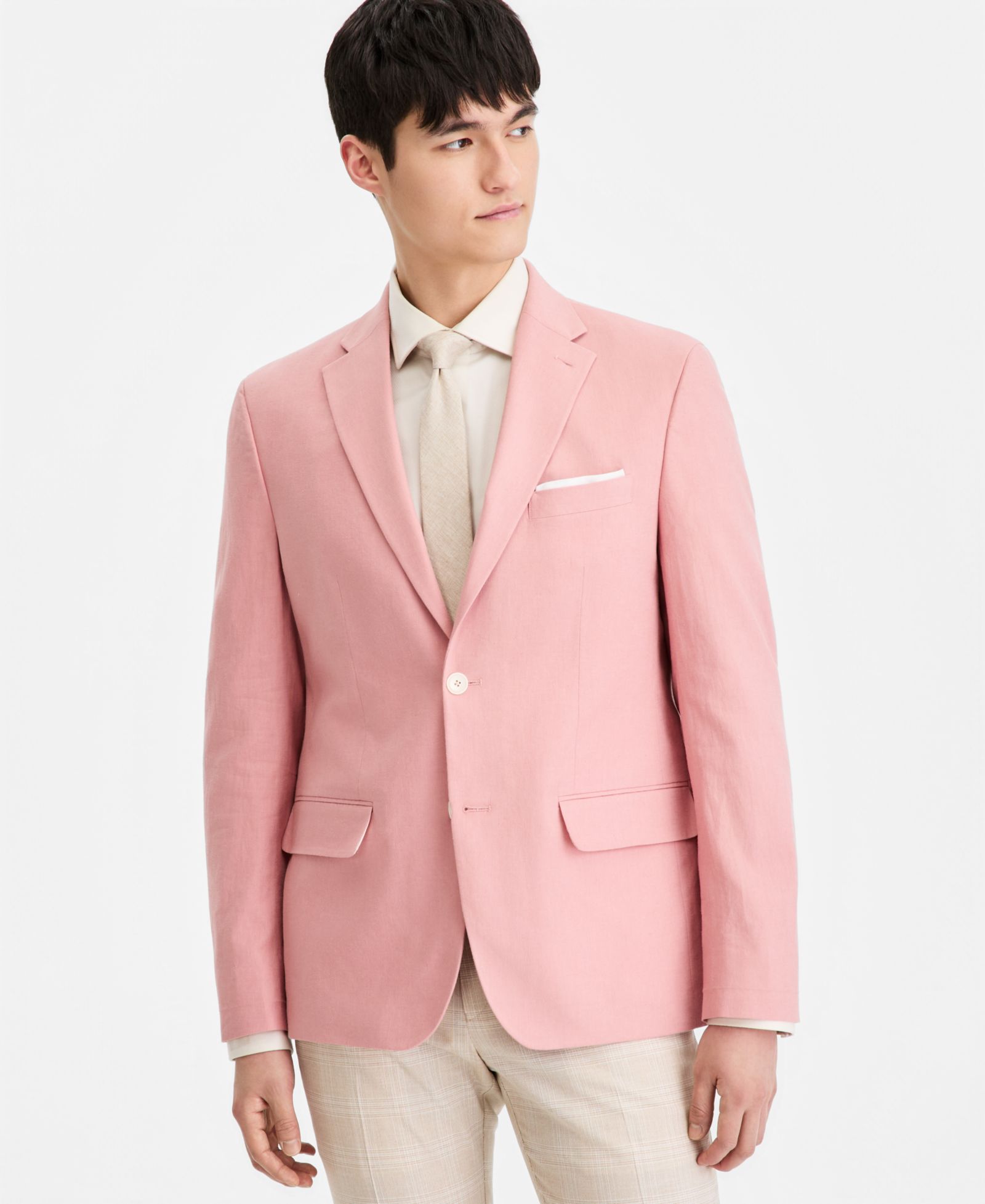 Tommy Hilfiger Men's Modern-Fit Linen Blend Blazer