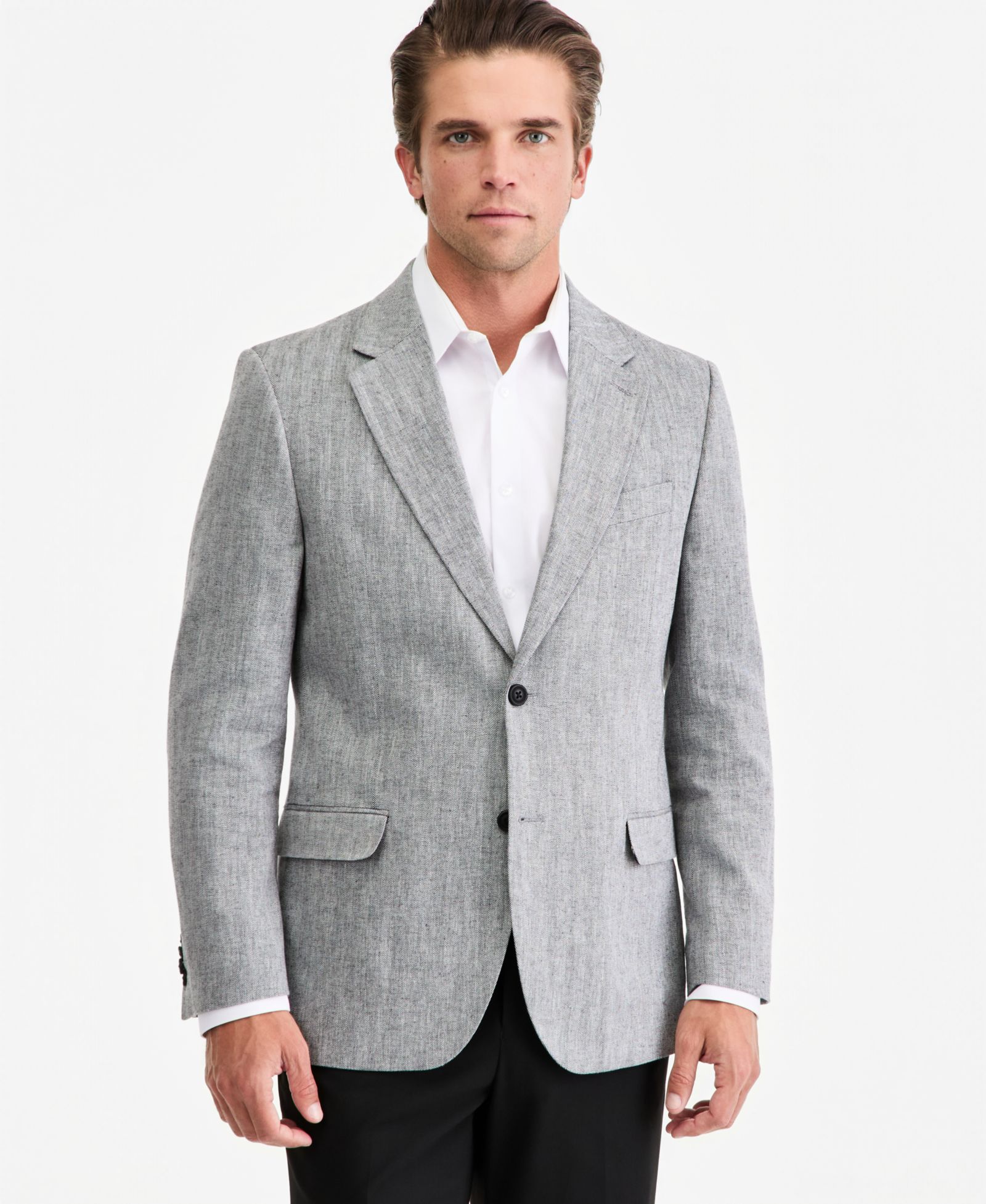 Мужской блейзер Nautica Modern-Fit Herringbone Cotton & Linen