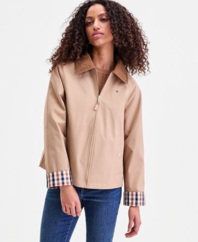 Tommy Hilfiger Женская куртка из вельветового воротника