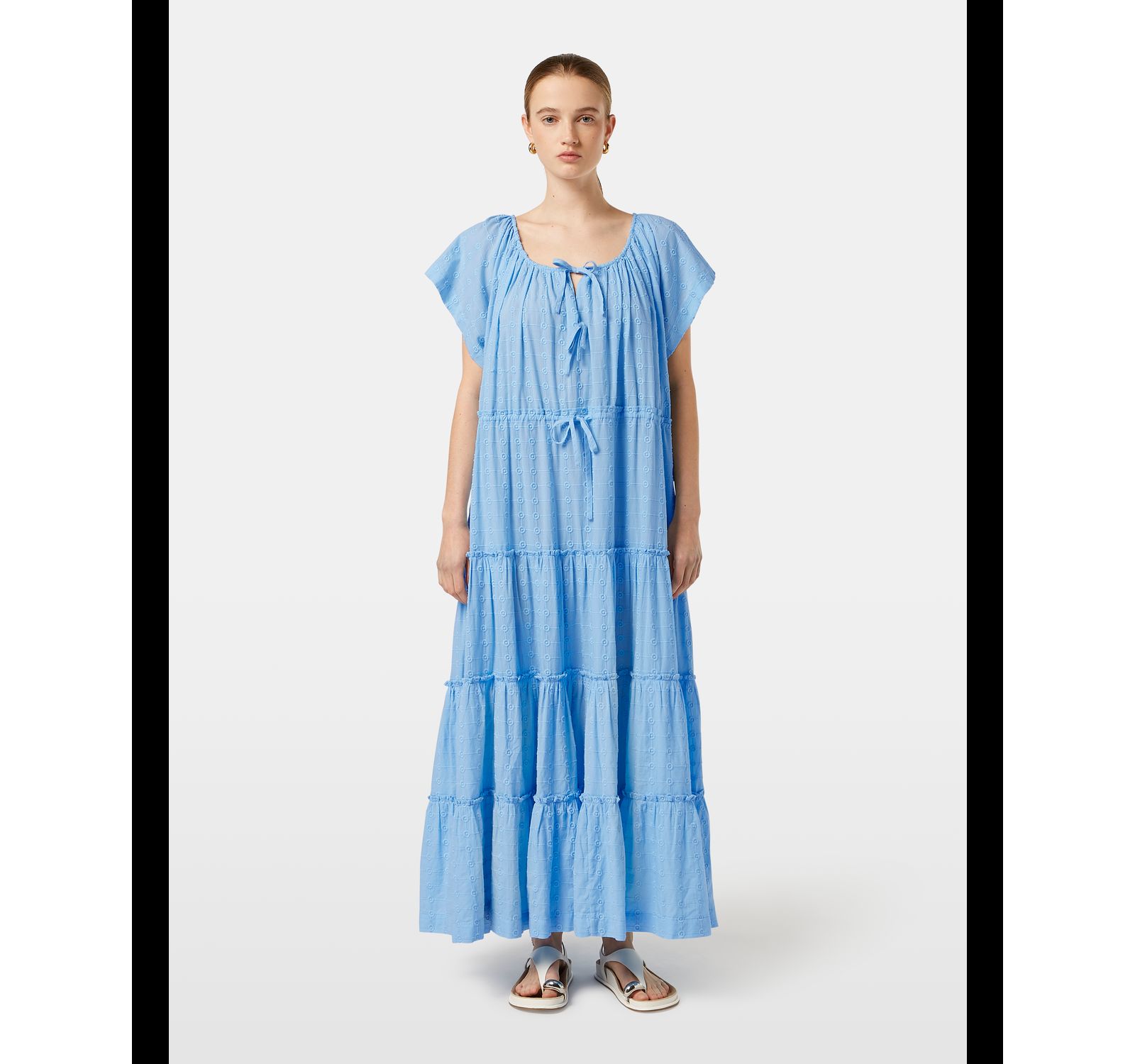SCOTCH & SODA Women's Tiered Broderie Maxi Dress