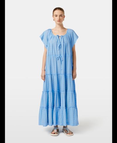 Женское многослойное платье макси с вышивкой SCOTCH & SODA