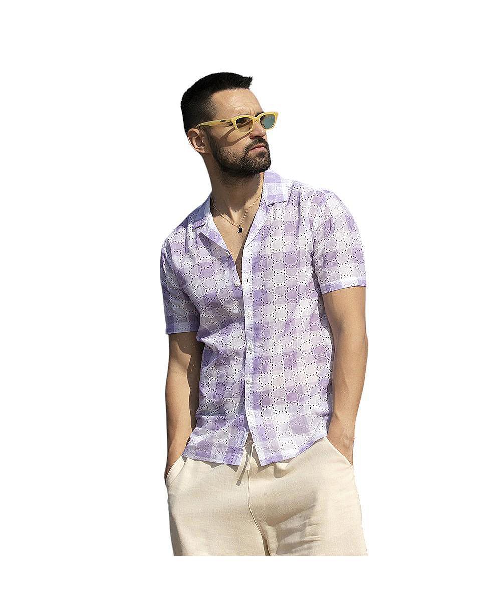 Campus Sutra Men's Buffalo Check Shirt