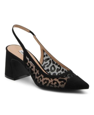 Charles David Womens Afrika Slingback Chunky Heel Dress Pump