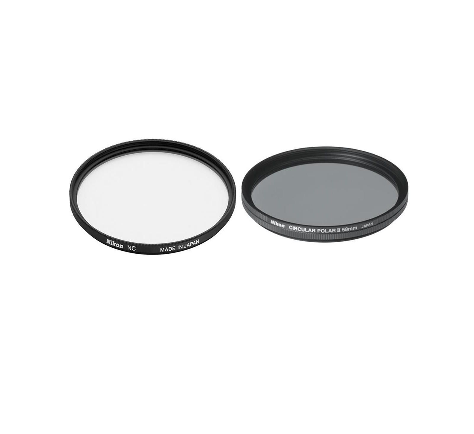 Nikon 62mm NC / 62mm Circular Polarizer II Filter Set