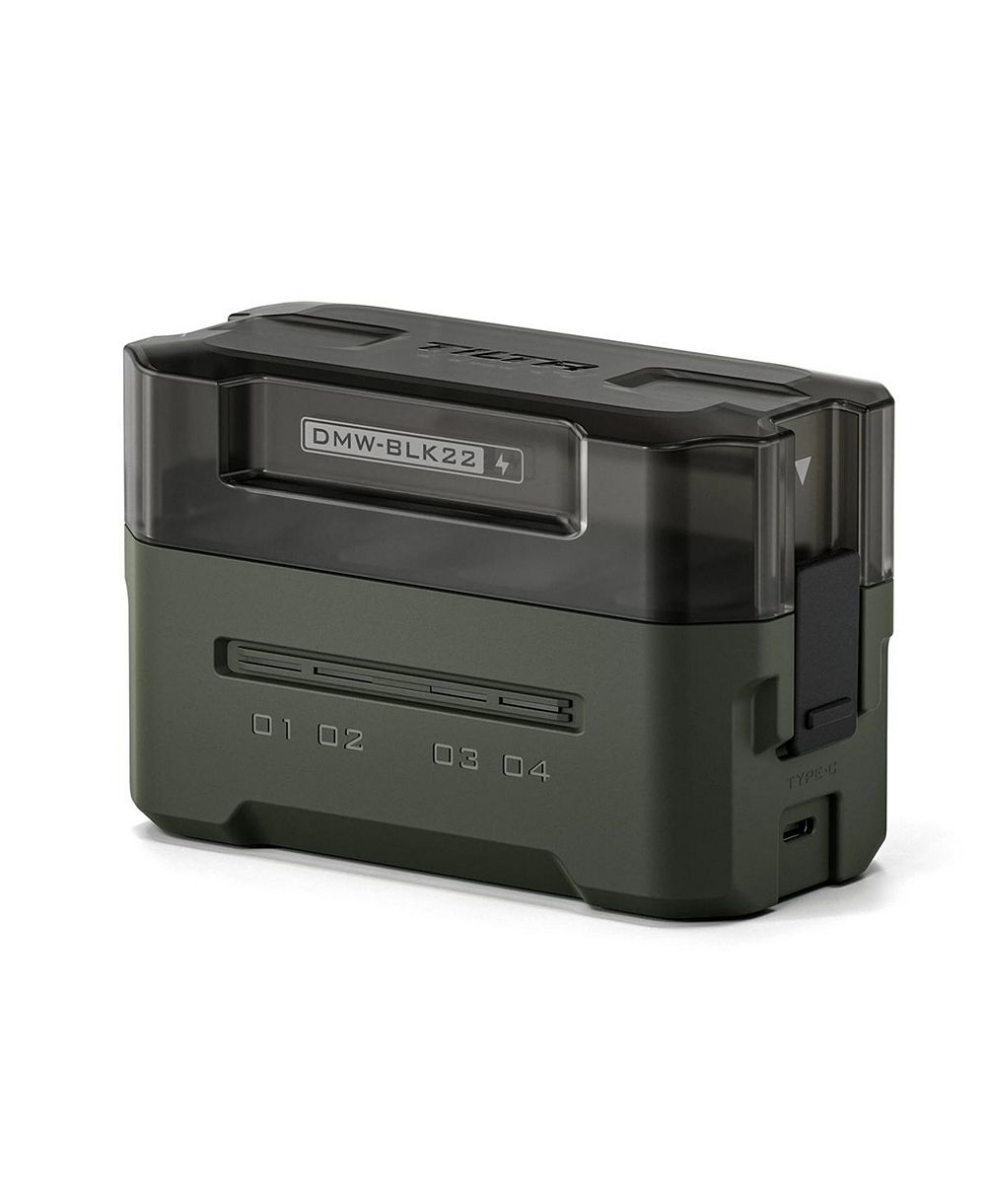 Tilta 4-Channel Portable Charging Station for DMW-BLK22 Battery, Green