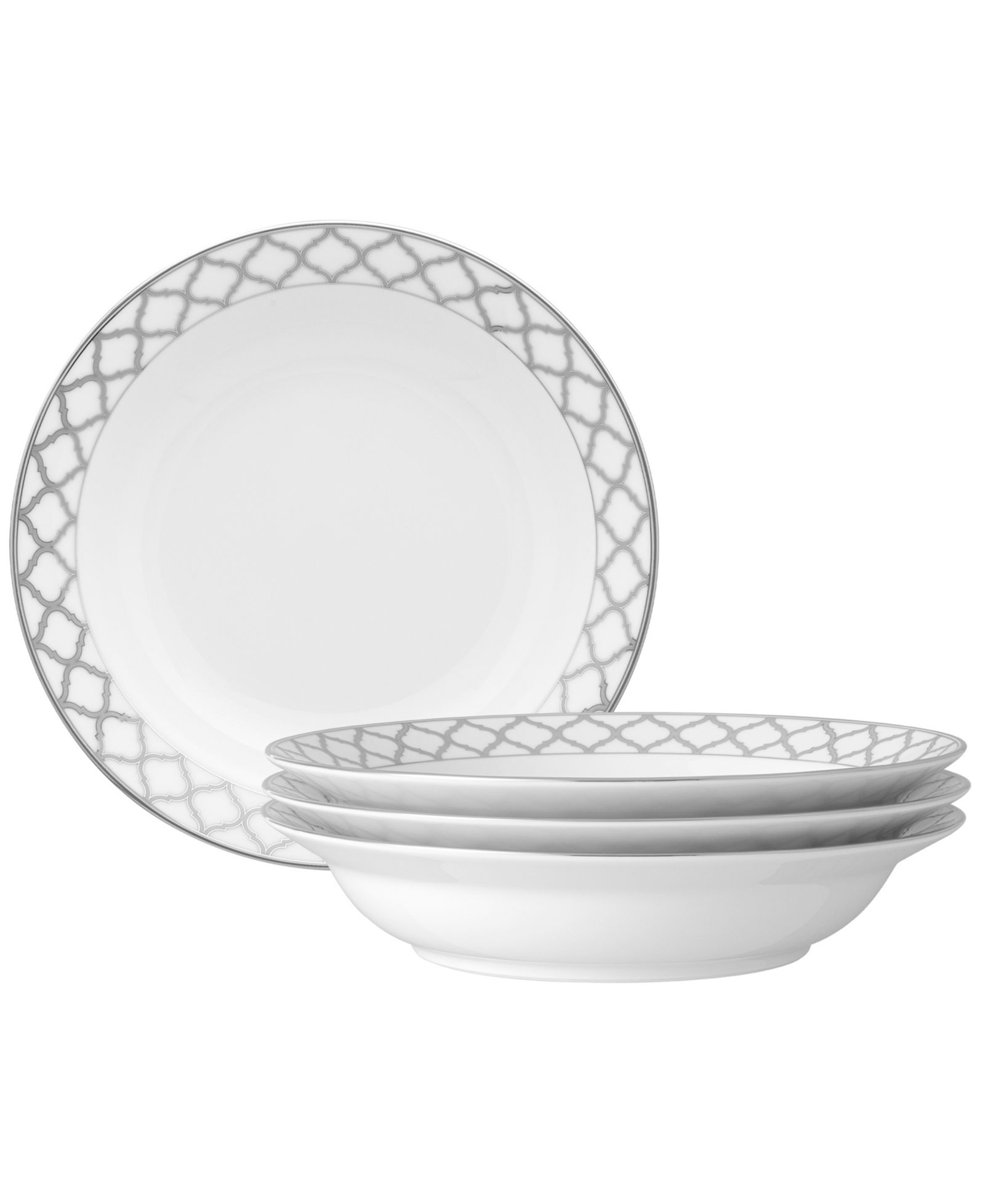 Noritake Eternal Palace 4-Pc. Rim Dinner Bowl Set, Service For 4