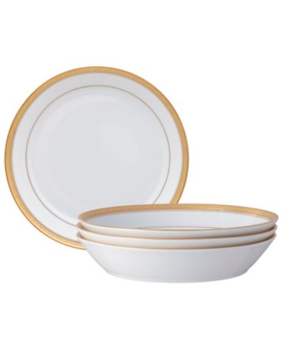 Набор тарелок Noritake Crestwood 4-Pc. Coupe