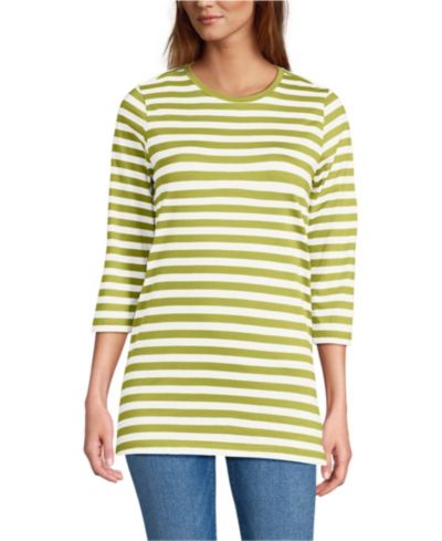Vintage lime even stripe
