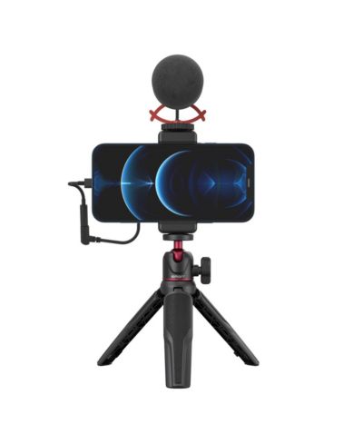 SmallRig Vigor VK-40 Cardioid Portable Plug-and-Play Vlog Tripod Kit with Wave S1 Lite Microphone for Smartphones and Cameras