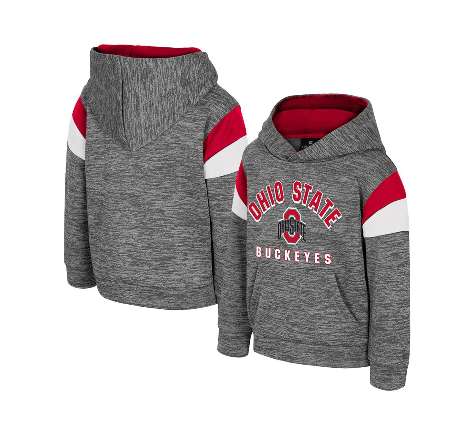 Худи Colosseum Toddler Gray Ohio State Buckeyes Wizard City