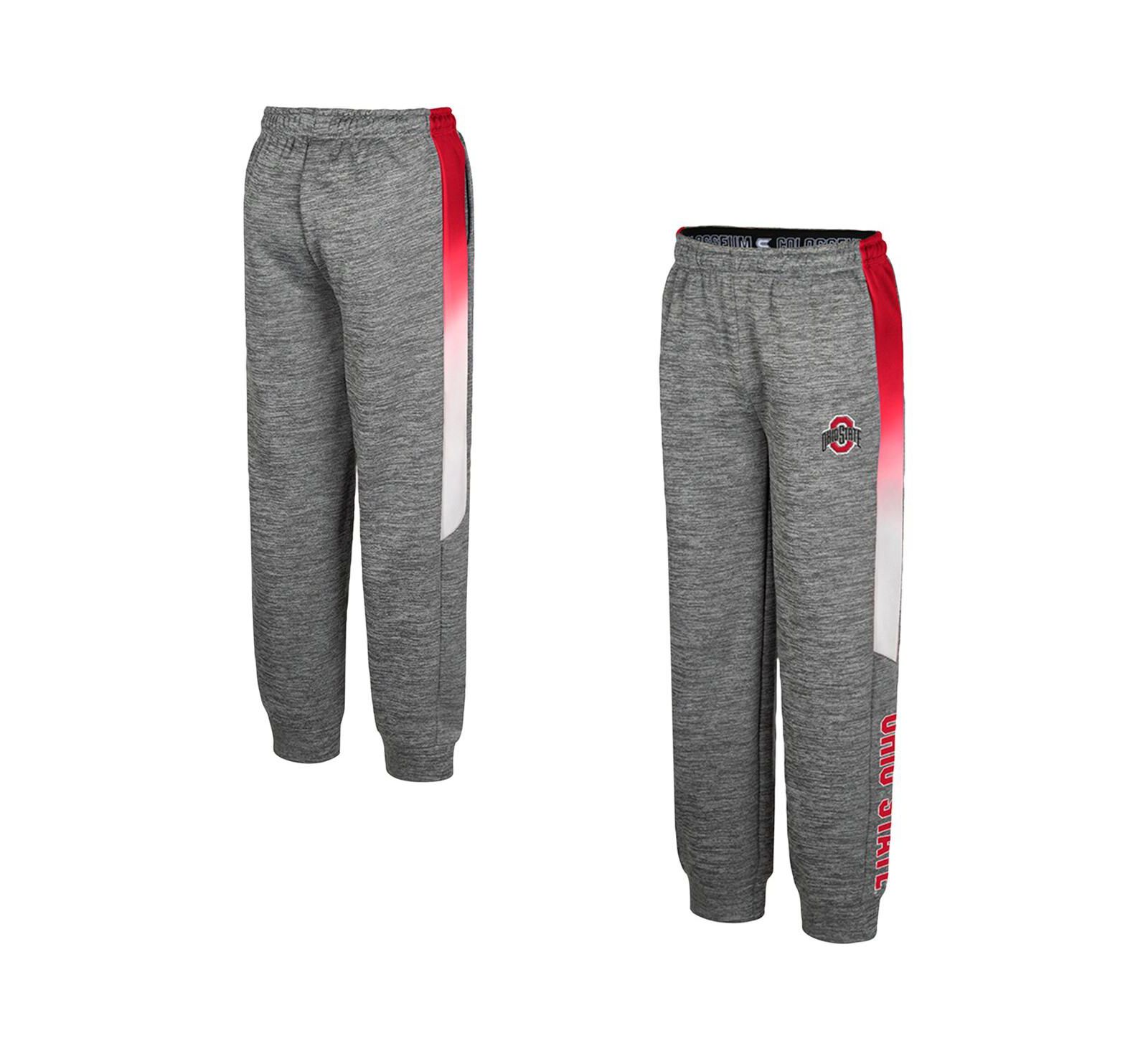 Брюки Colosseum для мальчиков и девочек серые Ohio State Buckeyes the Gang