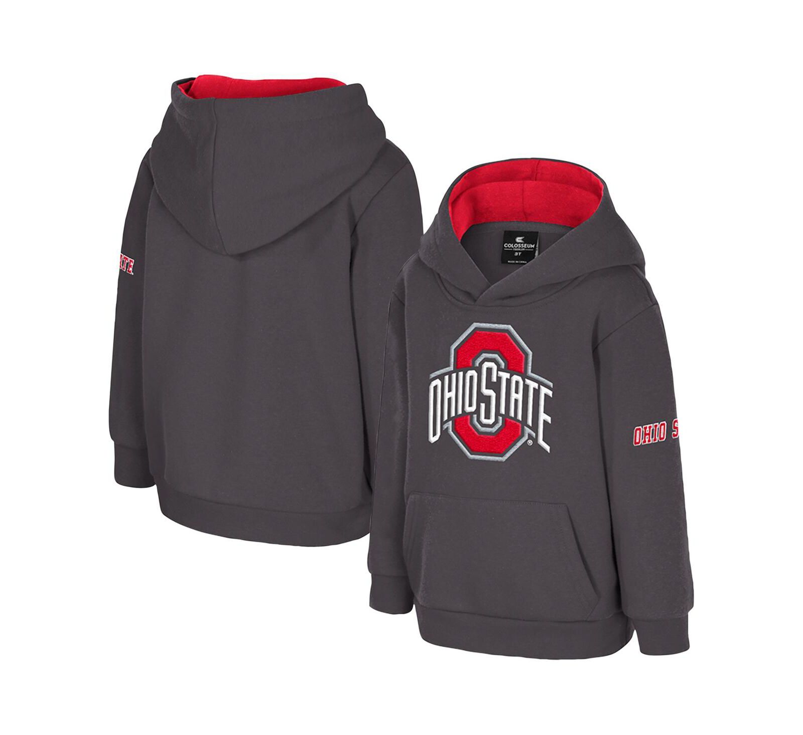 Худи Colosseum с логотипом Ohio State Buckeyes для малышей, угольный цвет