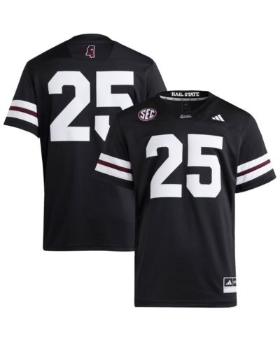 Adidas Men's 25 Black Mississippi State Bulldogs Premier Strategy Jersey
