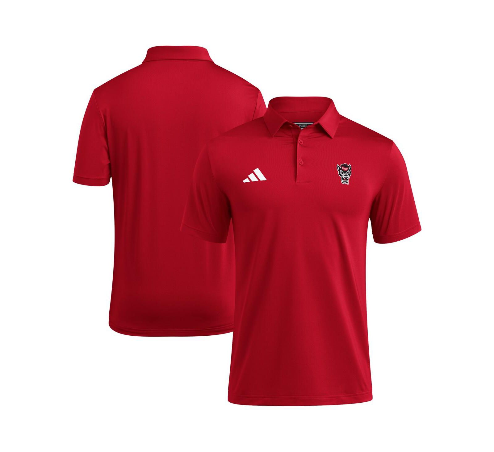 Мужская поло-рубашка Adidas Red NC State Wolfpack Ultimate 365