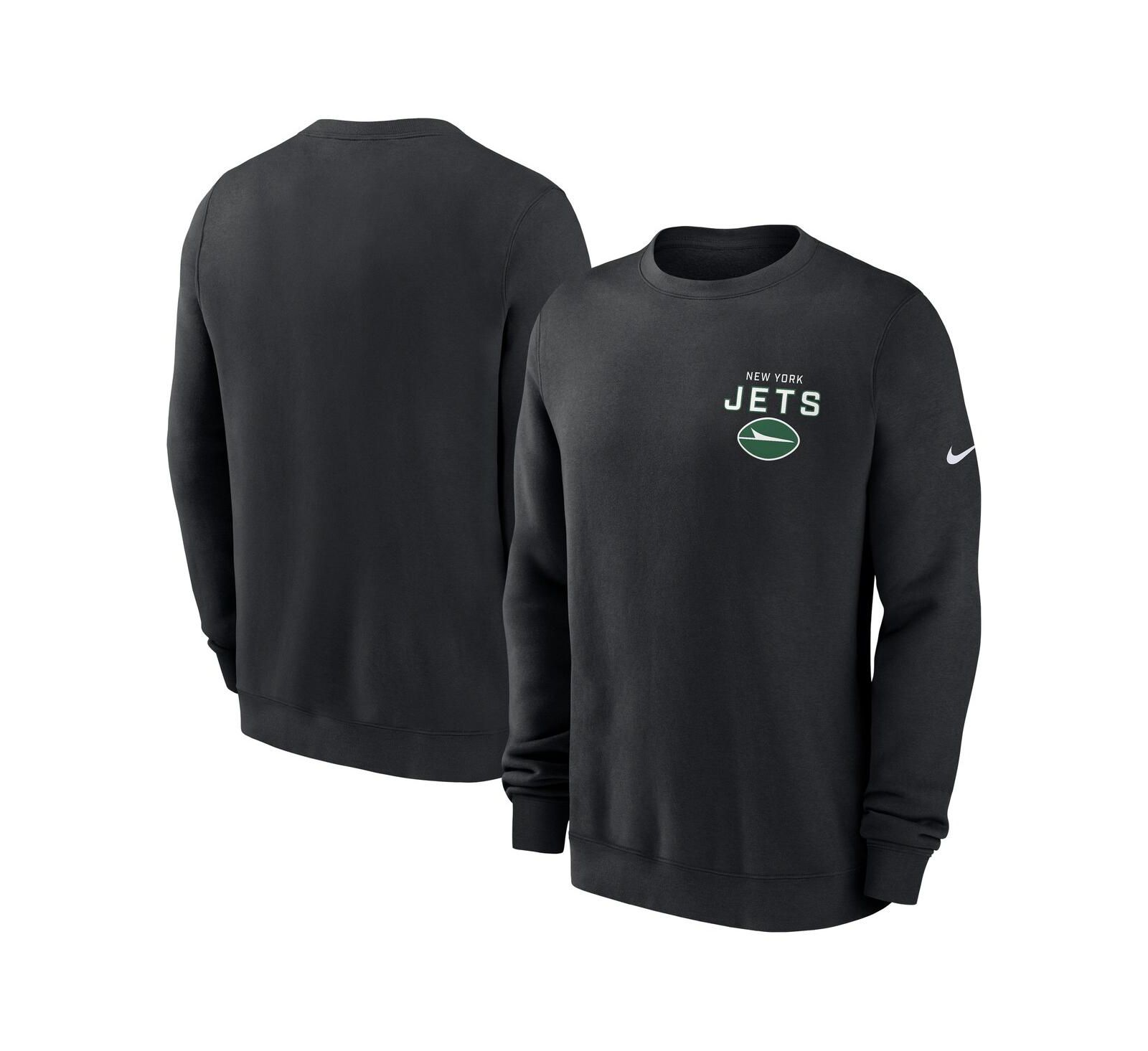 Мужская толстовка Nike New York Jets Primetime Club Fleece Pullover