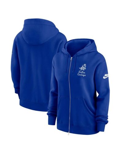 Женское худи Nike Navy Dallas Cowboys Phoenix Rewind Full-Zip
