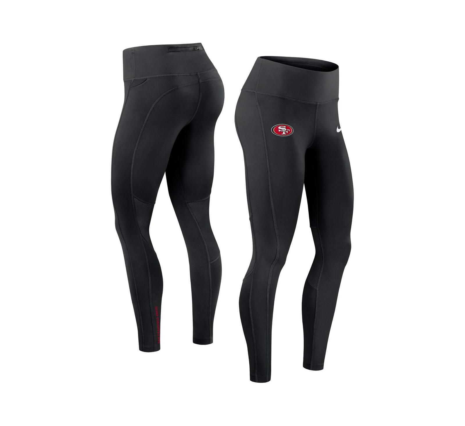 Nike Women's Black San Francisco 49ers Primetime Epic Fast Performance Leggings