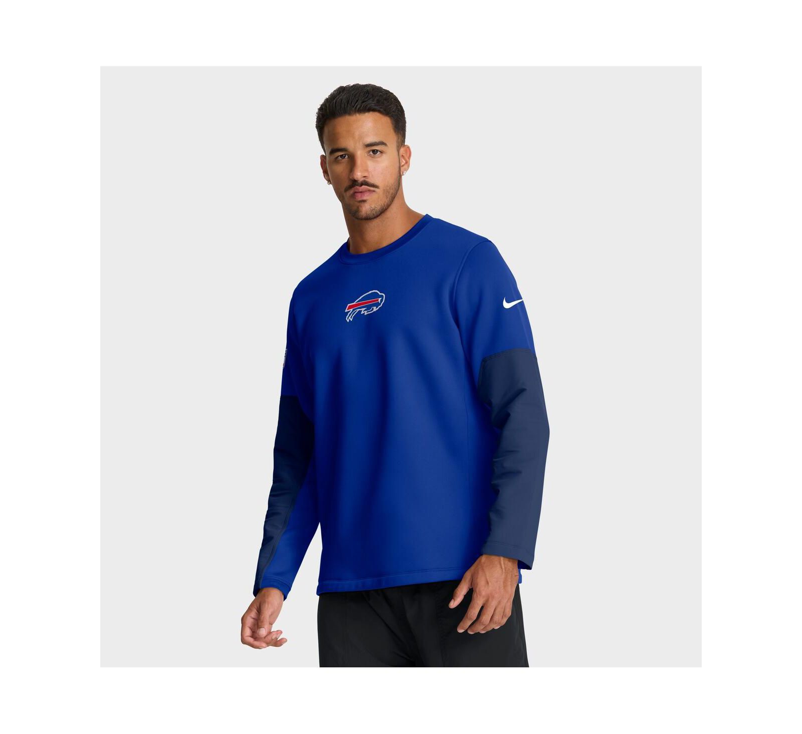 Мужская футболка Nike Buffalo Bills Sideline Scripted to Win Performance Long Sleeve