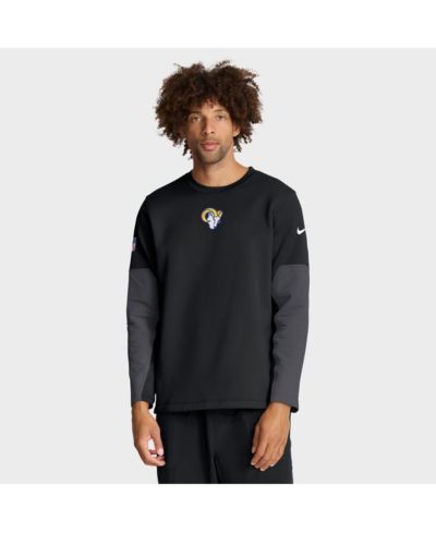 Nike Men's Black Los Angeles Rams Sideline Scripted to Win Performance Long Sleeve T-Shirt