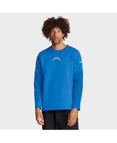 Nike Men's Powder Blue Los Angeles Chargers Sideline Scripted to Win Performance Long Sleeve T-Shirt
