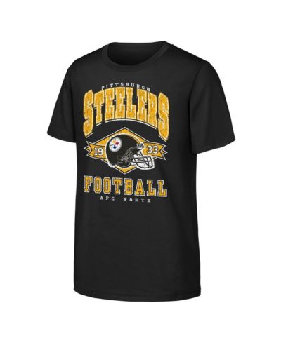 Outerstuff Детская футболка Pittsburgh Steelers Kick Off, черная