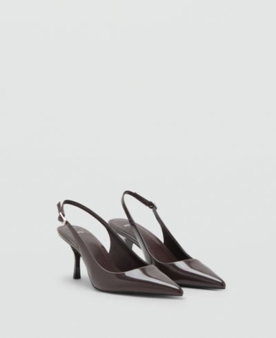 Женские туфли Mango Patent Leather Effect Pointed Shoes