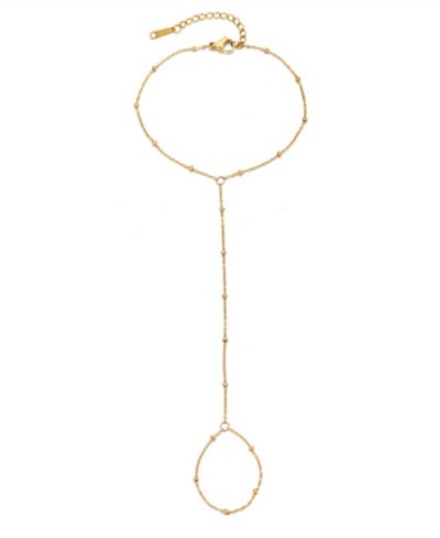 ADORNIA Tarnish Resistant Gold Plated Handchain